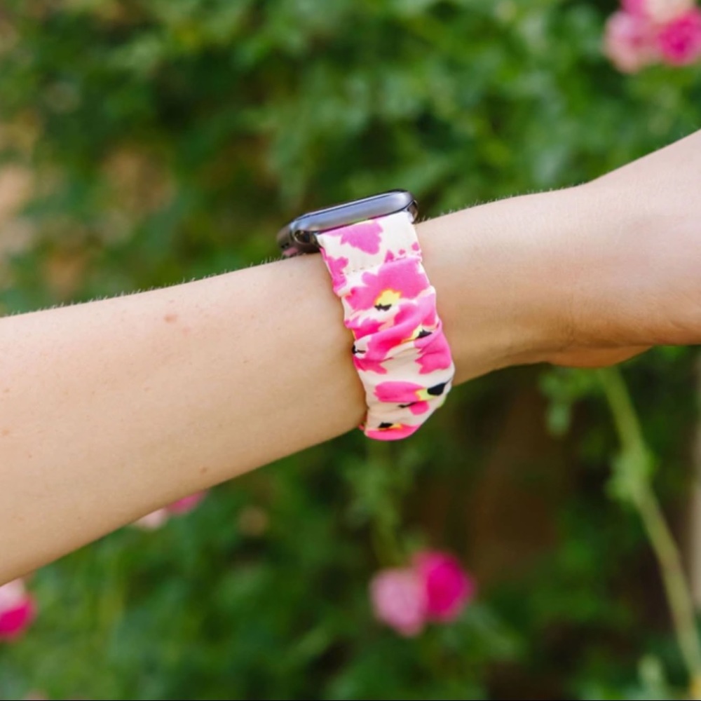 Apple Watch Band Hot Pink Floral NWT